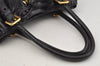 Authentic PRADA Vintage Leather 2Way Hand Tote Bag Purse Black Junk 0211J