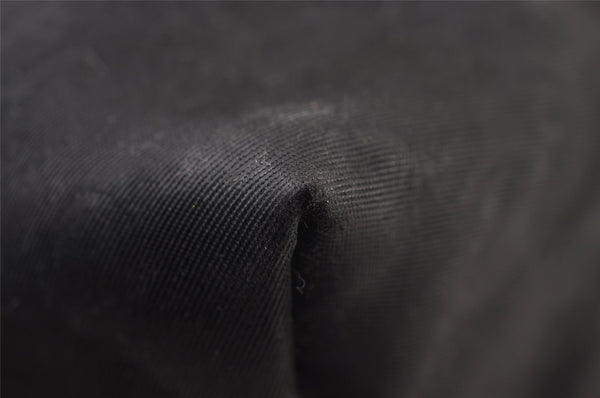 Authentic GUCCI Shoulder Cross Body Bag GG Nylon Leather 308840 Black 0212J