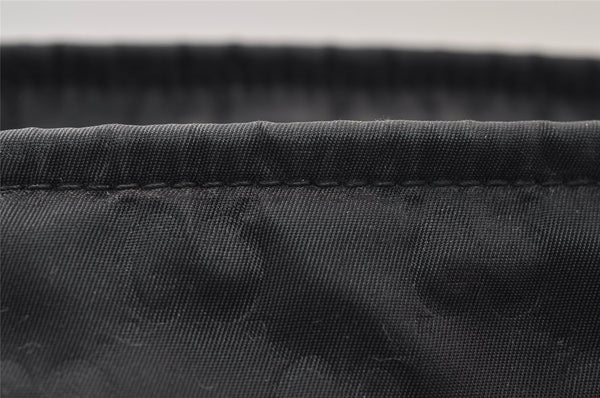 Authentic GUCCI Shoulder Cross Body Bag GG Nylon Leather 308840 Black 0212J