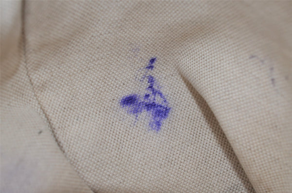 Authentic GUCCI Shoulder Cross Body Bag GG Nylon Leather 308840 Black 0212J