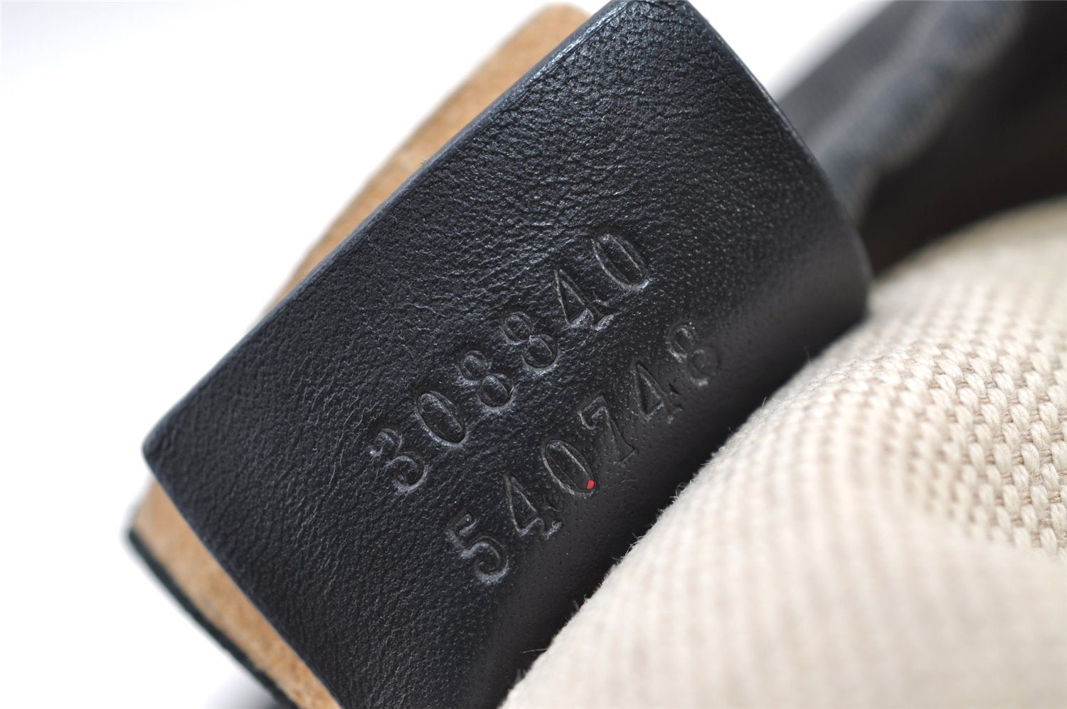 Authentic GUCCI Shoulder Cross Body Bag GG Nylon Leather 308840 Black 0212J