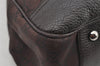 Authentic GUCCI Web Sherry Line Tote Bag GG Nylon Leather 293592 Brown 0213J