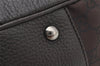 Authentic GUCCI Web Sherry Line Tote Bag GG Nylon Leather 293592 Brown 0213J