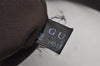 Authentic GUCCI Web Sherry Line Tote Bag GG Nylon Leather 293592 Brown 0213J