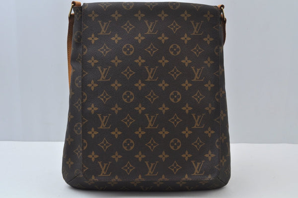 Authentic Louis Vuitton Monogram Musette Shoulder Cross Body Bag M51256 LV 0214J