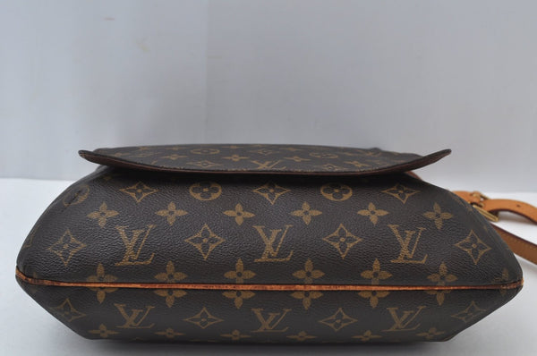 Authentic Louis Vuitton Monogram Musette Shoulder Cross Body Bag M51256 LV 0214J