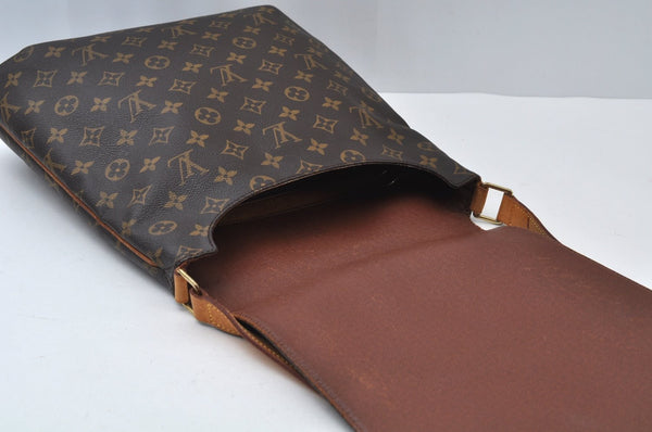 Authentic Louis Vuitton Monogram Musette Shoulder Cross Body Bag M51256 LV 0214J