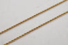 Authentic Christian Dior Gold Tone Chain Pendant Necklace CD 0214K