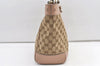 Authentic GUCCI Mayfair Hand Tote Bag GG Canvas Leather 257061 Brown 0216K