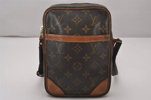 Authentic Louis Vuitton Monogram Danube Shoulder Cross Body Bag M45266 LV 0218J