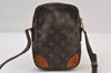Authentic Louis Vuitton Monogram Danube Shoulder Cross Body Bag M45266 LV 0218J