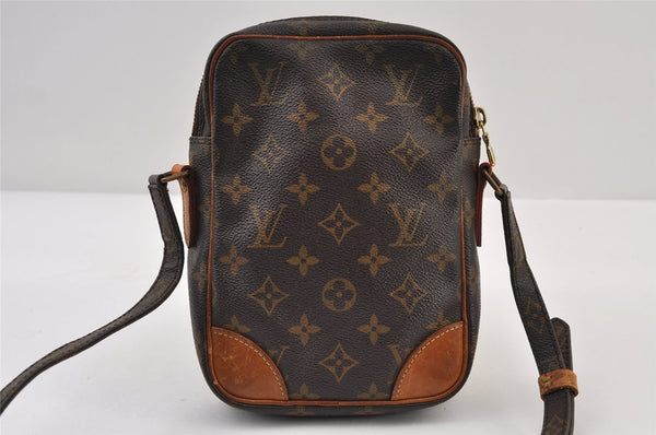 Authentic Louis Vuitton Monogram Danube Shoulder Cross Body Bag M45266 LV 0218J