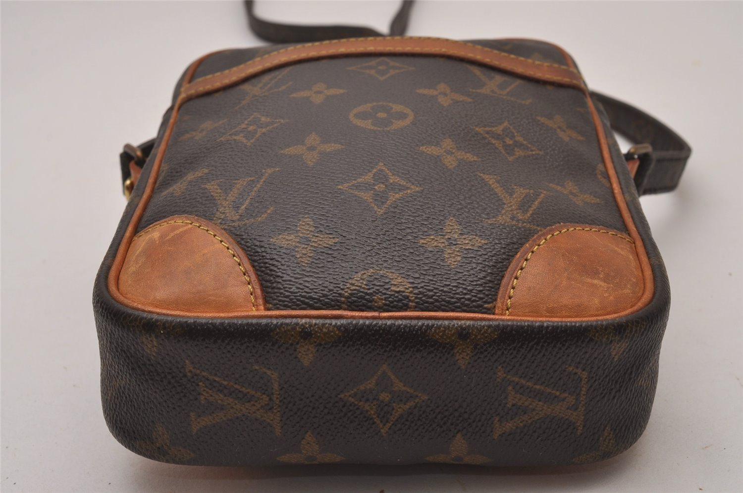 Authentic Louis Vuitton Monogram Danube Shoulder Cross Body Bag M45266 LV 0218J