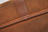 Authentic GUCCI Horsebit Shoulder Cross Body Bag Suede Leather Brown 0218K