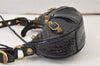 Authentic BALENCIAGA Le Cagole Xs Shoulder Cross Bag Leather 671809 Black 0218M