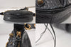 Authentic BALENCIAGA Le Cagole Xs Shoulder Cross Bag Leather 671809 Black 0218M