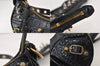 Authentic BALENCIAGA Le Cagole Xs Shoulder Cross Bag Leather 671809 Black 0218M