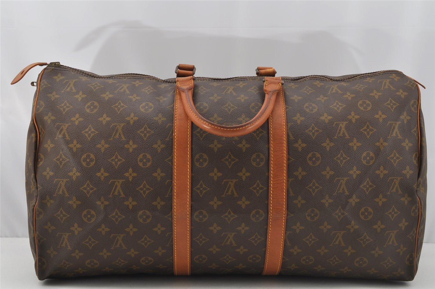 Authentic Louis Vuitton Monogram Keepall 55 Travel Boston Bag Old Model LV 0219J