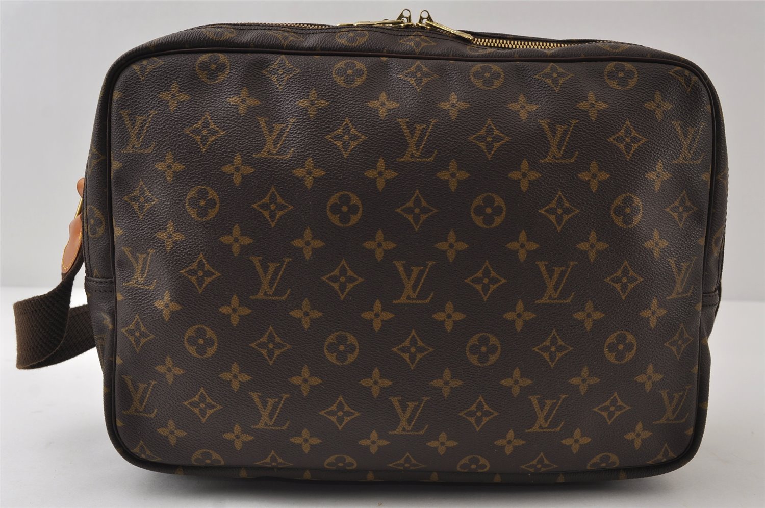 Authentic Louis Vuitton Monogram Reporter GM Shoulder Cross Bag M45252 LV 0220J