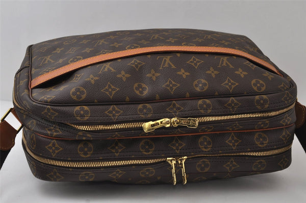 Authentic Louis Vuitton Monogram Reporter GM Shoulder Cross Bag M45252 LV 0220J