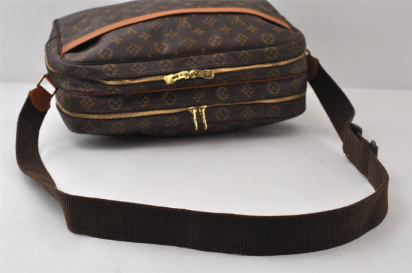 Authentic Louis Vuitton Monogram Reporter GM Shoulder Cross Bag M45252 LV 0220J