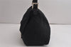 Authentic FENDI Mamma Baguette Shoulder Hand Bag Jersey Leather Black Junk 0220K