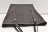 Authentic GUCCI Vintage Shoulder Tote Bag GG PVC Leather 336777 Brown 0221K