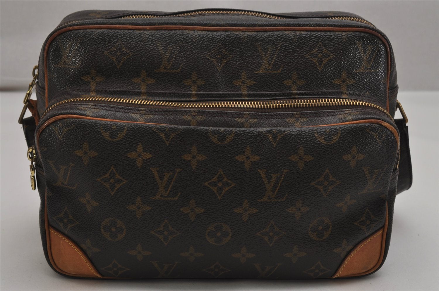 Authentic Louis Vuitton Monogram Nile Shoulder Cross Body Bag M45244 LV 0222K