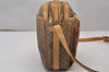 Authentic GUCCI Micro GG PVC Leather Shoulder Cross Body Bag Brown Junk 0223J
