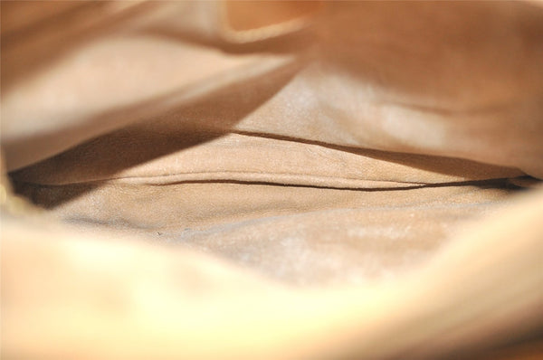 Authentic GUCCI Micro GG PVC Leather Shoulder Cross Body Bag Brown Junk 0223J