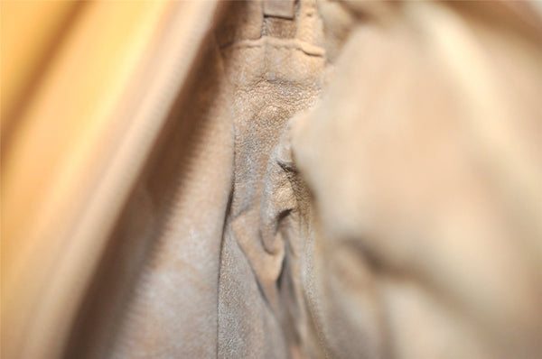 Authentic GUCCI Micro GG PVC Leather Shoulder Cross Body Bag Brown Junk 0223J