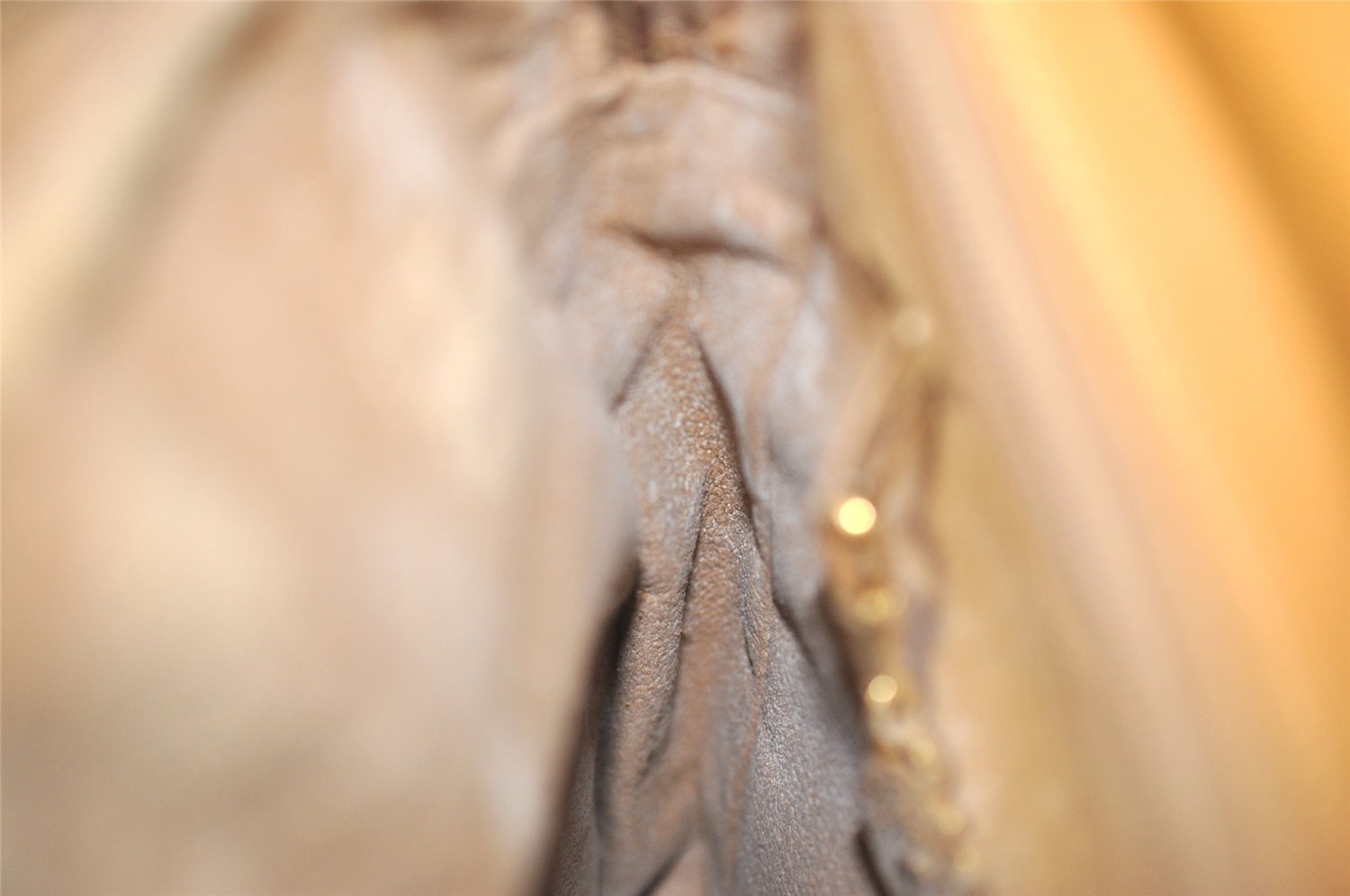 Authentic GUCCI Micro GG PVC Leather Shoulder Cross Body Bag Brown Junk 0223J