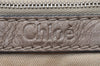 Authentic Chloe Vintage Mini Paddington Leather Hand Bag Purse Beige 0224J