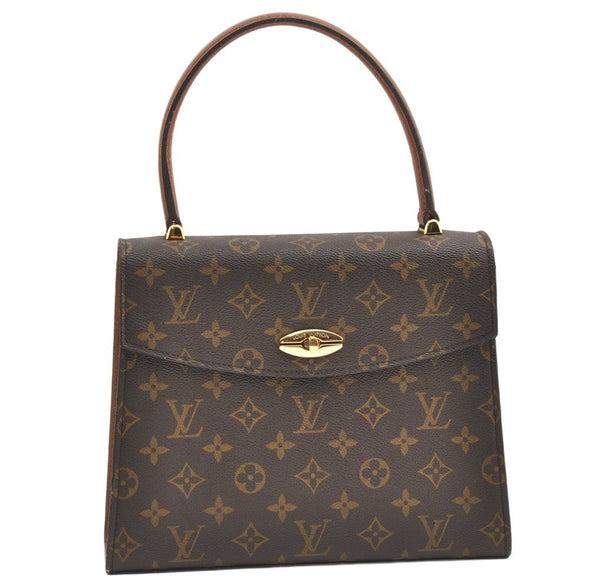 Authentic Louis Vuitton Monogram Malesherbes Hand Bag Purse M51379 LV 0224K