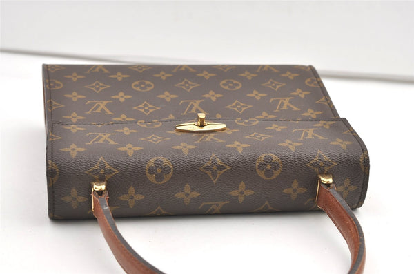 Authentic Louis Vuitton Monogram Malesherbes Hand Bag Purse M51379 LV 0224K