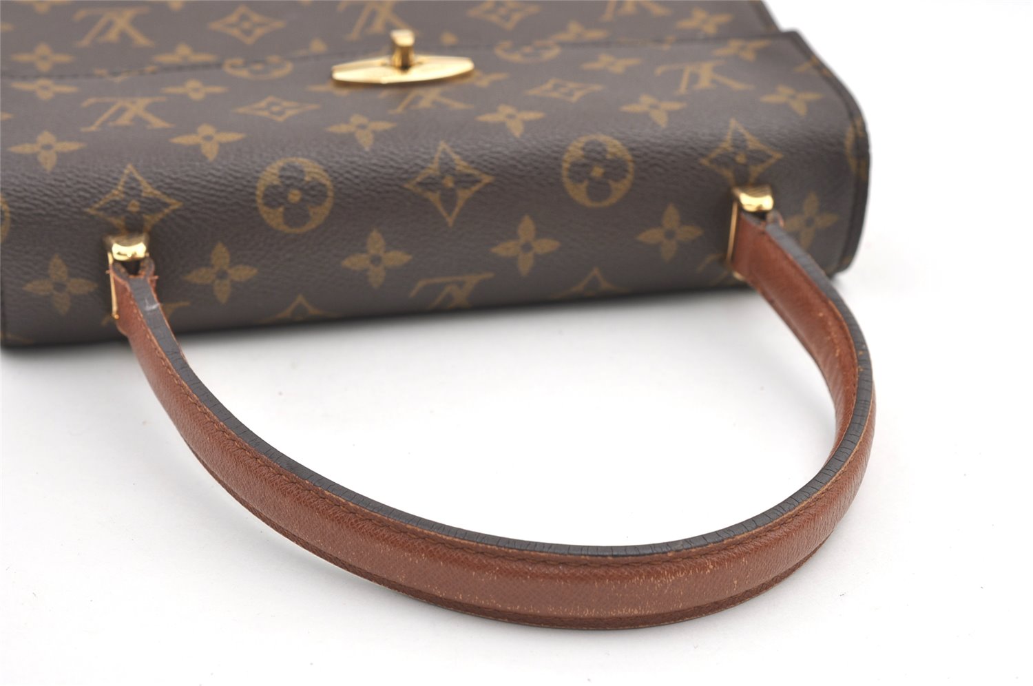 Authentic Louis Vuitton Monogram Malesherbes Hand Bag Purse M51379 LV 0224K