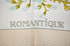 Authentic HERMES Carre 90 Scarf "ROMANTIQUE" Silk Beige 0226J