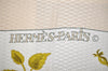 Authentic HERMES Carre 90 Scarf "ROMANTIQUE" Silk Beige 0226J