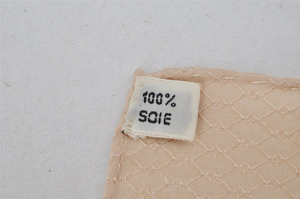 Authentic HERMES Carre 90 Scarf "ROMANTIQUE" Silk Beige 0226J