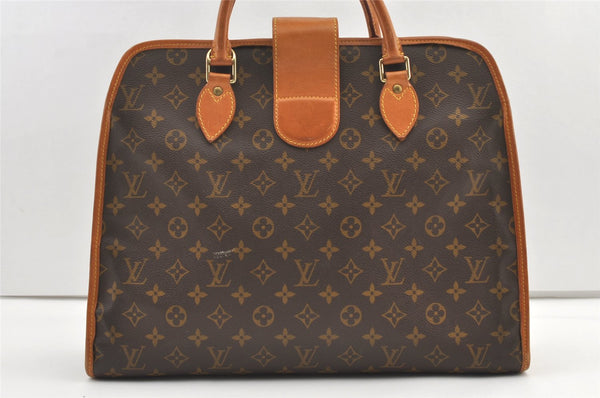 Authentic Louis Vuitton Monogram Rivoli Business Hand Bag M53380 LV 0227K