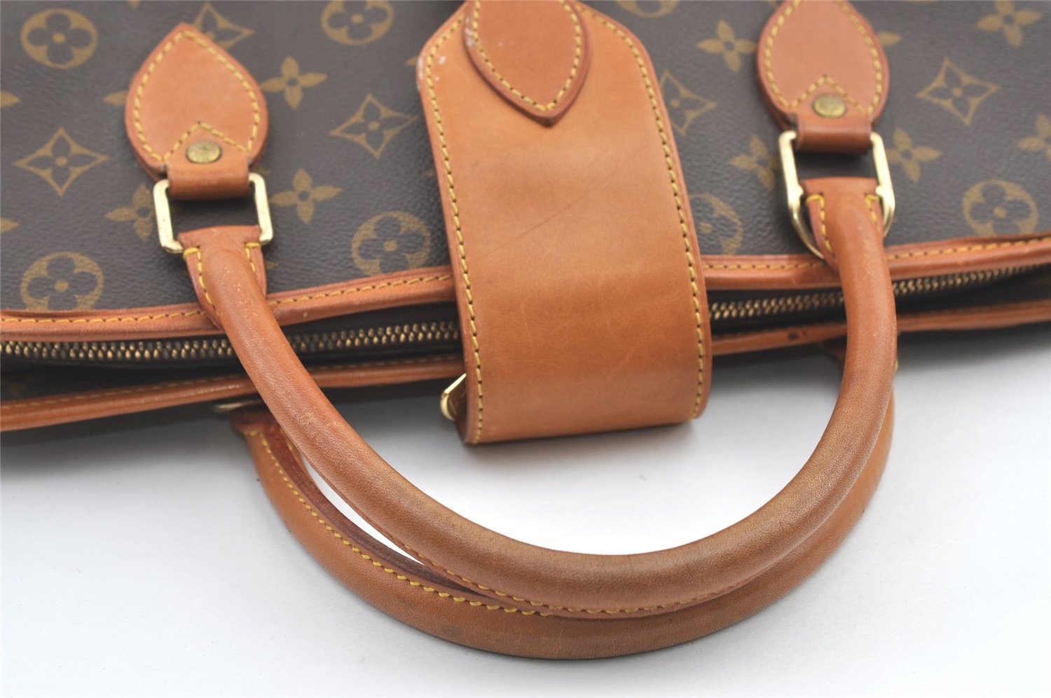 Authentic Louis Vuitton Monogram Rivoli Business Hand Bag M53380 LV 0227K