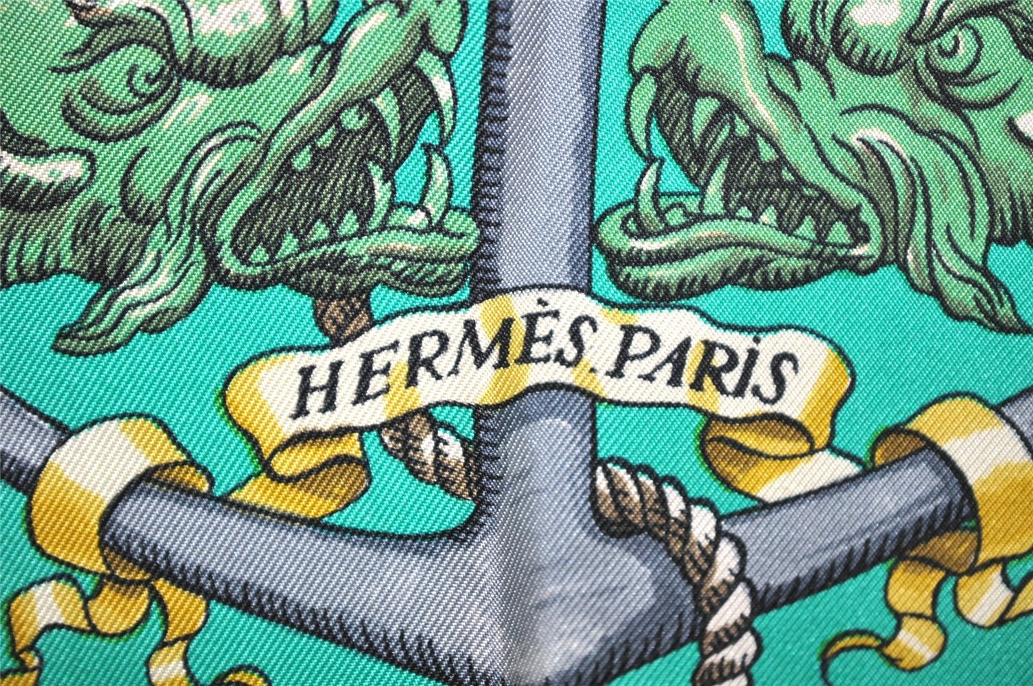 Authentic HERMES Carre 90 Vintage Scarf 