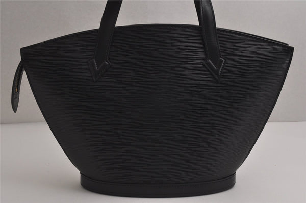 Authentic Louis Vuitton Epi Saint Jacques Hand Bag Black M52272 LV 0230K