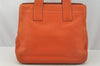 Authentic MIU MIU Vintage Leather 2Way Shoulder Hand Bag Purse Orange 0231J