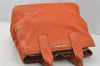 Authentic MIU MIU Vintage Leather 2Way Shoulder Hand Bag Purse Orange 0231J