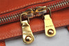 Authentic MIU MIU Vintage Leather 2Way Shoulder Hand Bag Purse Orange 0231J