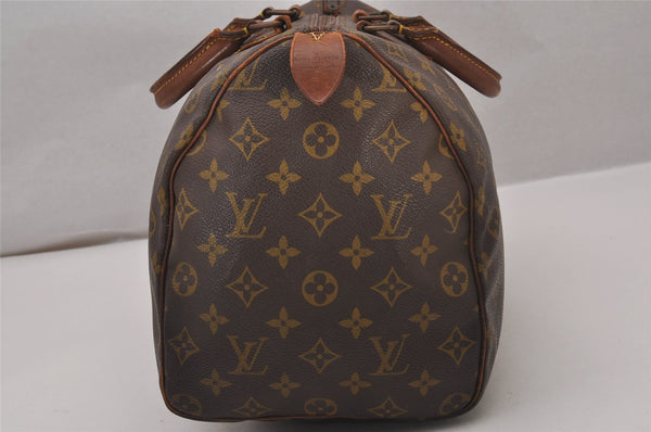 Authentic Louis Vuitton Monogram Speedy 35 Hand Boston Bag Old Model LV 0232J