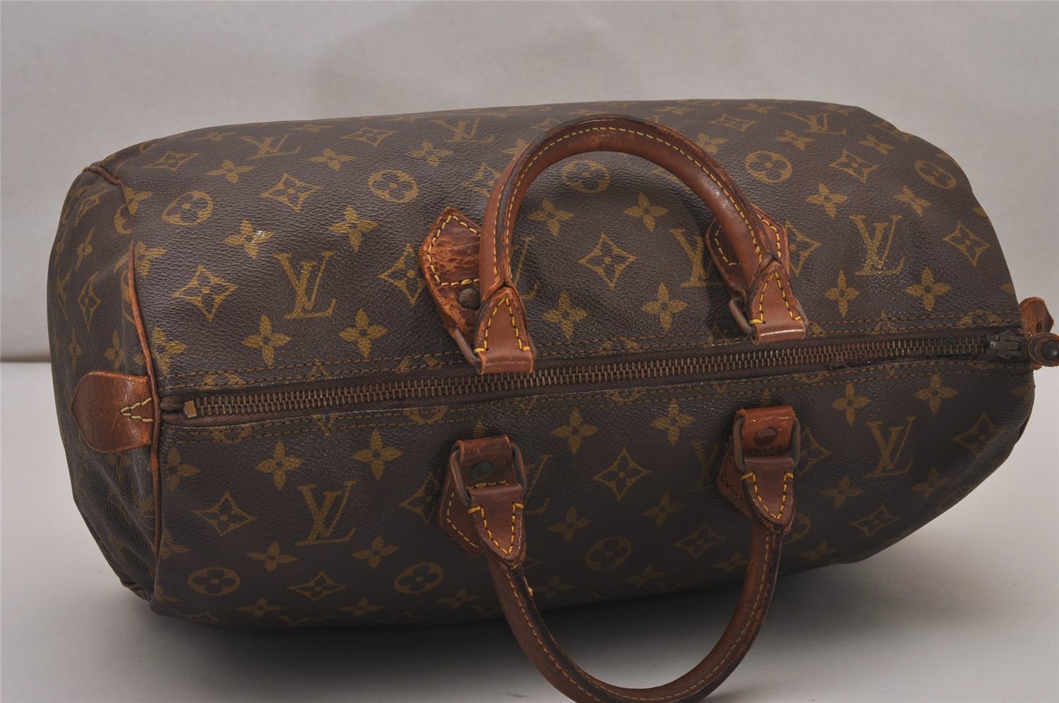 Authentic Louis Vuitton Monogram Speedy 35 Hand Boston Bag Old Model LV 0232J