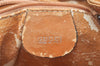 Authentic GUCCI Web Sherry Line Drawstring Backpack Leather Beige Junk 0233J