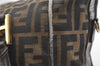 Authentic FENDI Vintage Zucca 2Way Shoulder Hand Bag Canvas Leather Brown 0233K